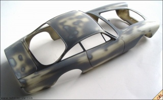Грунтовка пластикового кузова Mini-Z