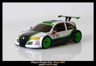 Кузов Renault Megane Trophy 2006 для Mini-Z