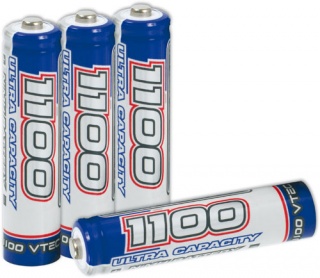 VTEC AAA 1100mAh Ultra Capacity 2 Micro NiMH battery